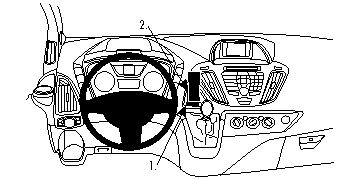 ProClip Monteringsbøyle Ford Transit 14-15 i gruppen Billyd / Hva passer i min bil / Ford / Transit / Transit 2006-2014 hos BRL (240FORTRA14PROC)