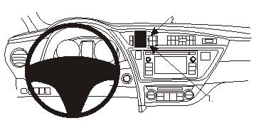 ProClip Monteringsbøyle Toyota Auris 13-15 i gruppen Billyd / Hva passer i min bil / Toyota / Auris / Auris 2006-2012 hos BRL (240TOYAUR13PROC)
