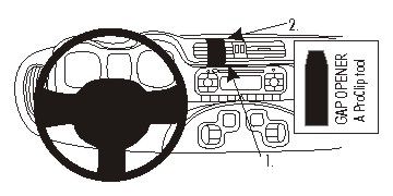 ProClip Monteringsbøyle Fiat Panda 13-15, Sentrert i gruppen Billyd / Hva passer i min bil  / Fiat / Panda hos BRL Electronics (240854880)