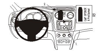ProClip Monteringsbøyle Dacia Logan/Sandero 13-15, Sentrert i gruppen Billyd / Hva passer i min bil / Dacia / Dacia Sandero / Dacia Sandero 2012-2021 hos BRL Electronics (240854897)