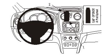 ProClip Monteringsbøyle Dacia Lodgy 13-14, Sentrert i gruppen Billyd / Hva passer i min bil  / Dacia hos BRL Electronics (240854899)