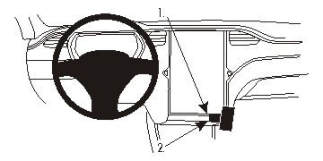 Brodit ProClip, Tesla Model S/X 13-20 i gruppen Billyd / Hva passer i min bil / Tesla / Model X hos BRL (240854922)