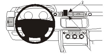 Brodit ProClip, Land Rover Range Rover Sport 14-22 i gruppen Billyd / Hva passer i min bil / Land Rover / Range Rover hos BRL (240854936)