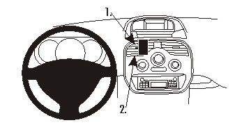 ProClip Monteringsbøyle Renault Kangoo 13-15, Sentrert i gruppen Billyd / Hva passer i min bil / Renault / Kangoo hos BRL Electronics (240854939)