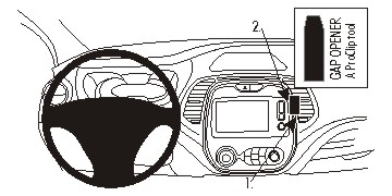 Brodit ProClip, Renault Captur 14-17 i gruppen Billyd / Hva passer i min bil / Renault / Captur / Captur 2013-2019 hos BRL (240854942)