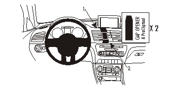 Brodit ProClip, Audi Q3 12-18 i gruppen Billyd / Hva passer i min bil / Audi / Audi Q3 / Audi Q3 2011-2018 hos BRL (240854950)