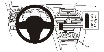 ProClip Monteringsbøyle Mazda 3 14-15, Sentrert i gruppen Billyd / Hva passer i min bil / Mazda / Mazda 3 / Mazda 3 2010-2013 hos BRL Electronics (240854966)