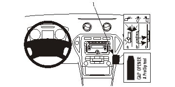 Brodit ProClip, Ford Mondeo 12-14 i gruppen Billyd / Hva passer i min bil / Ford / Mondeo / Mondeo 2007-2013 hos BRL (240854995)