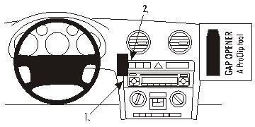 ProClip Monteringsbøyle Audi A3 03-06 i gruppen Billyd / Hva passer i min bil / Audi / Audi A3 / Audi A3 2004-2013 hos BRL Electronics (240A30306)