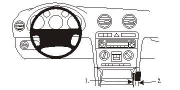ProClip Monteringsbøyle Audi A3 03-12 i gruppen Billyd / Hva passer i min bil / Audi / Audi A3 / Audi A3 2004-2013 hos BRL Electronics (240A30312)