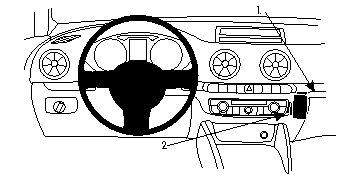 ProClip Monteringsbøyle Audi A3 13-15 i gruppen Billyd / Hva passer i min bil  / Audi / Audi A3 / Audi A3 2004-2013 hos BRL Electronics (240A31315)