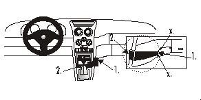 ProClip Monteringsbøyle Alfa Romeo 145 94-97/146 98-00 i gruppen Billyd / Hva passer i min bil / Alfa Romeo hos BRL Electronics (240ALF14594PROC)