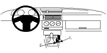 ProClip Monteringsbøyle Alfa Romeo 155 92-97 i gruppen Billyd / Hva passer i min bil / Alfa Romeo hos BRL Electronics (240ALF15592PROC)