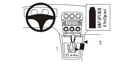 ProClip Monteringsbøyle Alfa Romeo 156 02-06 i gruppen Billyd / Hva passer i min bil / Alfa Romeo hos BRL Electronics (240ALF15602PROC)
