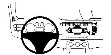 ProClip Monteringsbøyle Alfa Romeo Giulietta 10-15 i gruppen Billyd / Hva passer i min bil / Alfa Romeo hos BRL Electronics (240ALFGIU10PROC)