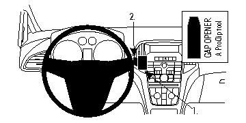 ProClip Monteringsbøyle Opel Astra 10-15 i gruppen Billyd / Hva passer i min bil  / Opel / Astra / Astra 2009-2015 hos BRL Electronics (240ASTRA10PROCL)
