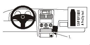 ProClip Monterinbsøyle Opel Astra 98-03 i gruppen Billyd / Hva passer i min bil / Opel / Astra / Astra 1998-2004 hos BRL Electronics (240ASTRA98PROCL)