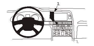 ProClip Monteringsbøyle Audi A6 04-09 i gruppen Billyd / Hva passer i min bil / Audi / Audi A6 / Audi A6 2005-2011 / Audi A6 Annet hos BRL Electronics (240AUA604PROCLIP)