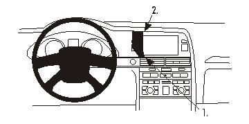 ProClip Monteringsbøyle Audi A6 04-09 i gruppen Billyd / Hva passer i min bil  / Audi / Audi A6 / Audi A6 2005-2011 / Audi A6 Övrigt hos BRL Electronics (240AUA604PROCLIP)