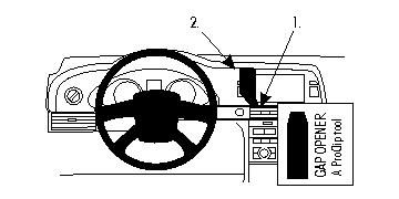 ProClip Monteringsbøyle Audi A6 10-10 i gruppen Billyd / Hva passer i min bil / Audi / Audi A6 / Audi A6 2005-2011 / Audi A6 Annet hos BRL Electronics (240AUA610PROCLIP)