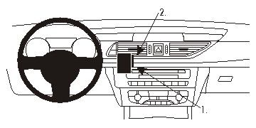 ProClip Monteringsbøyle Audi A6 11-15 i gruppen Billyd / Hva passer i min bil  / Audi / Audi A6 / Audi A6 2011-2018 hos BRL Electronics (240AUA611PROCLIP)