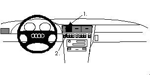 ProClip Monteringsbøyle Audi A8 94-02 i gruppen Billyd / Hva passer i min bil / Audi / Audi A8 / Audi A8 1994-2004 hos BRL Electronics (240AUA894PROCL)