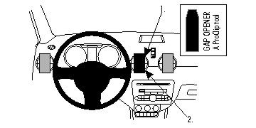 ProClip Monteringsbøyle Audi A1 11-15 i gruppen Billyd / Hva passer i min bil / Audi / Audi A1 / Audi A1 2009- hos BRL Electronics (240AUDIA1PROCLIP)