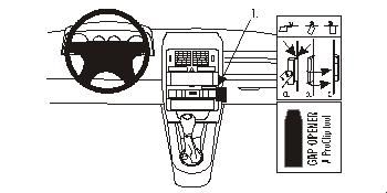 ProClip Monteringsbøyle Audi A2 01-05 i gruppen Billyd / Hva passer i min bil / Audi / Audi A2 / Audi A2 2000-2005 hos BRL Electronics (240AUDIA2PROCLIP)
