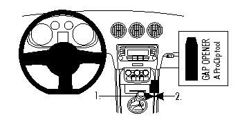 ProClip Monteringsbøyle Audi TT 07-14 i gruppen Billyd / Hva passer i min bil / Audi / Audi TT / Audi TT 2006- hos BRL Electronics (240AUDITTPROCLIP)