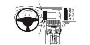 ProClip Monteringsbøyle Audi Q7 06-14 i gruppen Billyd / Hva passer i min bil / Audi / Audi Q7 / Audi Q7 2006- hos BRL Electronics (240AUQ7PROCLIP)
