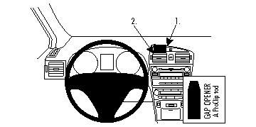 ProClip Monteringsbøyle Toyota Avensis 09-15 i gruppen Billyd / Hva passer i min bil / Toyota / Avensis / Avensis 2009-2018 hos BRL Electronics (240AVENS09PROCL)