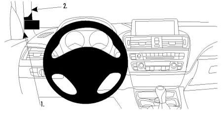 ProClip Monteringsbøyle BMW 1&2 F20/F21 12-15/F22 13-15 i gruppen Billyd / Hva passer i min bil / BMW / BMW 1-serie / BMW E81/E82/E87/E88 2007-2012 hos BRL Electronics (240BMW12F2012PRO)