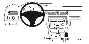 ProClip Monteringsbøyle BMW 316-330/E90/E91/E92/E93 05-12 i gruppen Billyd / Hva passer i min bil  / BMW / BMW 3 serie / BMW E90/E91/E92/E93 2005-2011 / Diverse BMW E90/E91/E92/E93 2005-2011 hos BRL Electronics (240BMW3E905PROC)