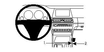 ProClip Monteringsbøyle BMW 730-750 F01, F02 09-15 i gruppen Billyd / Hva passer i min bil / BMW / BMW 7-serie / BMW E65 2001-2007 hos BRL Electronics (240BMW73009PROC)