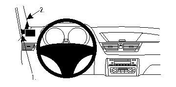 ProClip Monteringsbøyle BMW X1 E84 10-15 i gruppen Billyd / Hva passer i min bil / BMW / BMW X1 / BMW X1 2009 hos BRL Electronics (240BMWX110PROC)