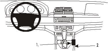 ProClip Monteringsbøyle BMW X5 00-06 i gruppen Billyd / Hva passer i min bil / BMW / BMW X5 / BMW X5 2000-2006 hos BRL Electronics (240BMWX500PROC)