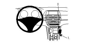 ProClip Monteringsbøyle BMW X5 07-13/X6 09-14 i gruppen Billyd / Hva passer i min bil / BMW / BMW X6 / BMW X6 2008- hos BRL Electronics (240BMWX507PROC)