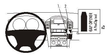 ProClip Monteringsbøyle Chevrolet Captiva 07-11 i gruppen Billyd / Hva passer i min bil / Chevrolet hos BRL (240CHECAP07PROC)