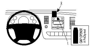 ProClip Monteringsbøyle Chevrolet Express/Chevrolet Van 08-15 i gruppen  hos BRL Electronics (240CHEEXP08PROC)