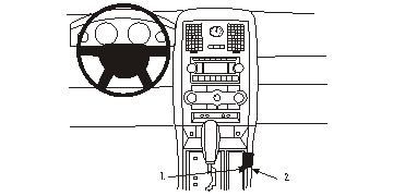 ProClip Monteringsbøyle Chrysler 300C/Touring 05-10 i gruppen Billyd / Hva passer i min bil / Chrysler hos BRL (240CHR300C05PROC)