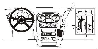 ProClip Monteringsbøyle Chrysler PT Cruiser 00-05 i gruppen Billyd / Hva passer i min bil / Chrysler hos BRL (240CHRPTC00PROC)