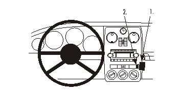 ProClip Monteringsbøyle Chrysler PT Cruiser 06-10 i gruppen Billyd / Hva passer i min bil / Chrysler hos BRL (240CHRPTC06PROC)