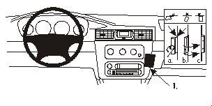 ProClip Monteringsbøyle Chrysler Stratus 01-07 i gruppen Billyd / Hva passer i min bil / Chrysler hos BRL (240CHRSTR01PROC)