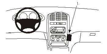 ProClip Monteringsbøyle Chrysler Voyager 01-07 i gruppen Billyd / Hva passer i min bil / Chrysler hos BRL (240CHRVOY01PROC)