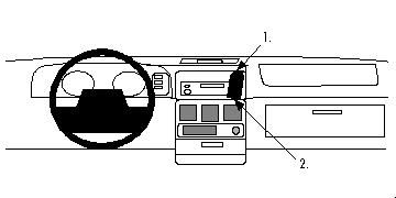 ProClip Monteringsbøyle Chrysler Voyager 94-95 i gruppen Billyd / Hva passer i min bil / Chrysler hos BRL (240CHRVOY94PROC)