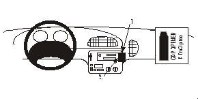 ProClip Monteringsbøyle Chrysler Voyager 96-00 i gruppen Billyd / Hva passer i min bil / Chrysler hos BRL (240CHRVOY96PROC)