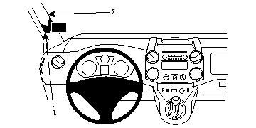 ProClip Monteringsbøyle Citroen Berlingo Family 08-15 i gruppen Billyd / Hva passer i min bil / Peugeot / Peugeot Partner / Peugeot Partner 2008-2018 hos BRL Electronics (240CITBERF08PROC)