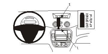ProClip Monteringsbøyle Citroen C2/C3 06-09 i gruppen Billyd / Hva passer i min bil / Citroën / C3 hos BRL Electronics (240CITC2C306PROC)