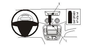 ProClip Monteringsbøyle Citroen C2/C3 06-09 i gruppen Billyd / Hva passer i min bil  / Citroën / C3 hos BRL Electronics (240CITC2C306PROC)