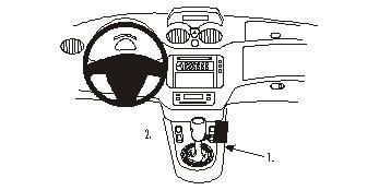 ProClip Monteringsbøyle Citroen C2/C3/Pluriel 02-05 i gruppen Billyd / Hva passer i min bil / Citroën / C3 hos BRL Electronics (240CITC302PROCL)